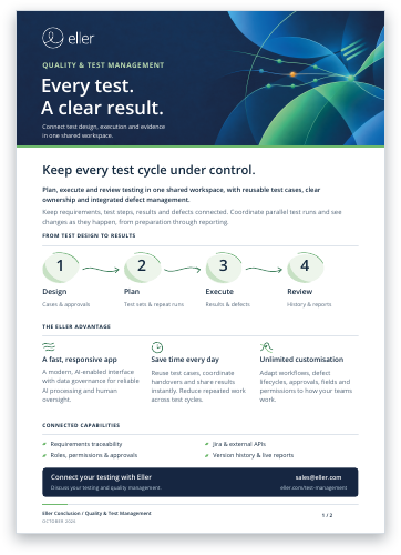 Quality & Test Management